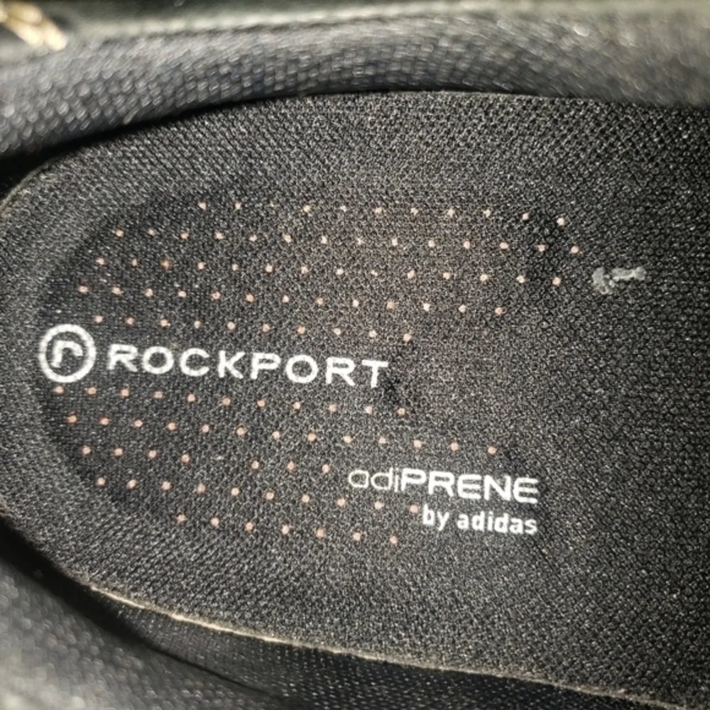 Rockport‎ Dark Black Leather Mens 8
